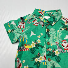 Load image into Gallery viewer, Boys Baby Berry, cotton Christmas short sleeve shirt, FUC, size 000,  