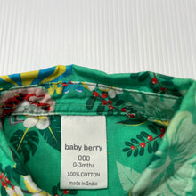Load image into Gallery viewer, Boys Baby Berry, cotton Christmas short sleeve shirt, FUC, size 000,  