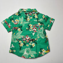 Load image into Gallery viewer, Boys Baby Berry, cotton Christmas short sleeve shirt, FUC, size 000,  