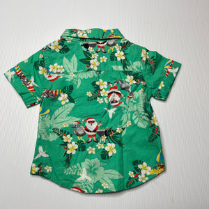 Boys Baby Berry, cotton Christmas short sleeve shirt, FUC, size 000,  
