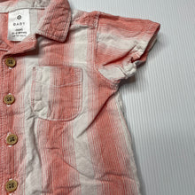 Load image into Gallery viewer, Boys Target, cotton / linen short sleeve shirt, GUC, size 000,  