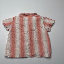 Load image into Gallery viewer, Boys Target, cotton / linen short sleeve shirt, GUC, size 000,  