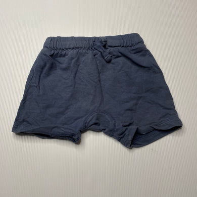 Boys Sprout, blue cotton shorts, elasticated, FUC, size 1,  