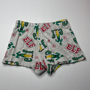 unisex Elf, Christmas cotton pyjama shorts, elasticated, FUC, size 7,  