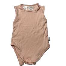 Load image into Gallery viewer, Girls Toshi, pink organic cotton bodysuit / romper, EUC, size 000,  