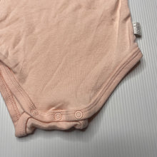 Load image into Gallery viewer, Girls Toshi, pink organic cotton bodysuit / romper, EUC, size 000,  
