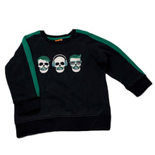 Load image into Gallery viewer, Boys Tilt, fleece lined sweater / jumper, skulls, FUC, size 2,  