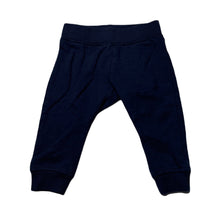 Load image into Gallery viewer, unisex Anko, navy fleece lined pants, elasticated, EUC, size 00,  