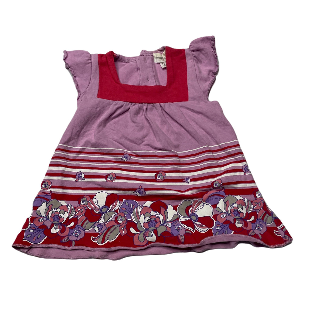 Girls Pumpkin Patch, stretchy floral top, FUC, size 0000,  