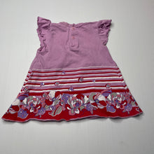 Load image into Gallery viewer, Girls Pumpkin Patch, stretchy floral top, FUC, size 0000,  