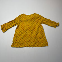 Load image into Gallery viewer, Girls FabIndia, lightweight cotton long sleeve top, L: 34cm, GUC, size 0,  