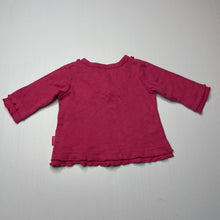 Load image into Gallery viewer, Girls Pumpkin Patch, soft feel cotton long sleeve top, GUC, size 000,  