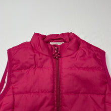 Load image into Gallery viewer, Girls Emerson, pink puffer vest / sleeveless jacket, EUC, size 1,  