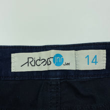 Load image into Gallery viewer, Girls Riders Jnr, dark stretch denim jeans, Inside leg: 76cm, W: 33cm across unstretched, GUC, size 14,  