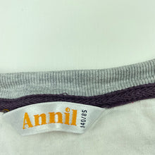 Load image into Gallery viewer, Boys Annil, grey &amp; purple cotton sweater / jumper, FUC, size 10,  