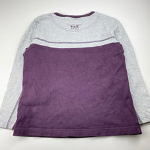 Load image into Gallery viewer, Boys Annil, grey &amp; purple cotton sweater / jumper, FUC, size 10,  