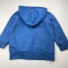 Load image into Gallery viewer, Boys H&amp;T, fleece lined zip hoodie sweater, red marks on front , FUC, size 4,  