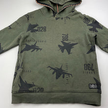 Load image into Gallery viewer, Boys Target, khaki fleece lined hoodie sweater, wash fade, FUC, size 5,  