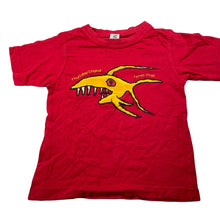 Load image into Gallery viewer, Boys RAMO, red cotton t-shirt / top, shark, GUC, size 0-1,  