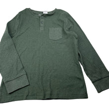 Load image into Gallery viewer, Boys Anko, khaki long sleeve pyjama top, pilling, FUC, size 7,  