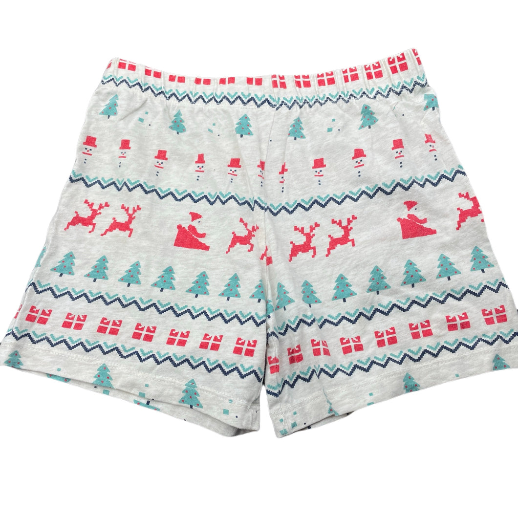 unisex Target, cotton Christmas pyjama shorts, elasticated, EUC, size 6,  