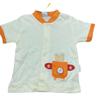 Boys LADI, lightweight cotton short sleeve top, NEW, size 3 months,  