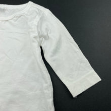 Load image into Gallery viewer, unisex white, cotton long sleeve top, FUC, size 0000,  
