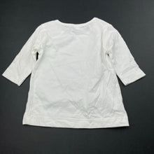 Load image into Gallery viewer, unisex white, cotton long sleeve top, FUC, size 0000,  