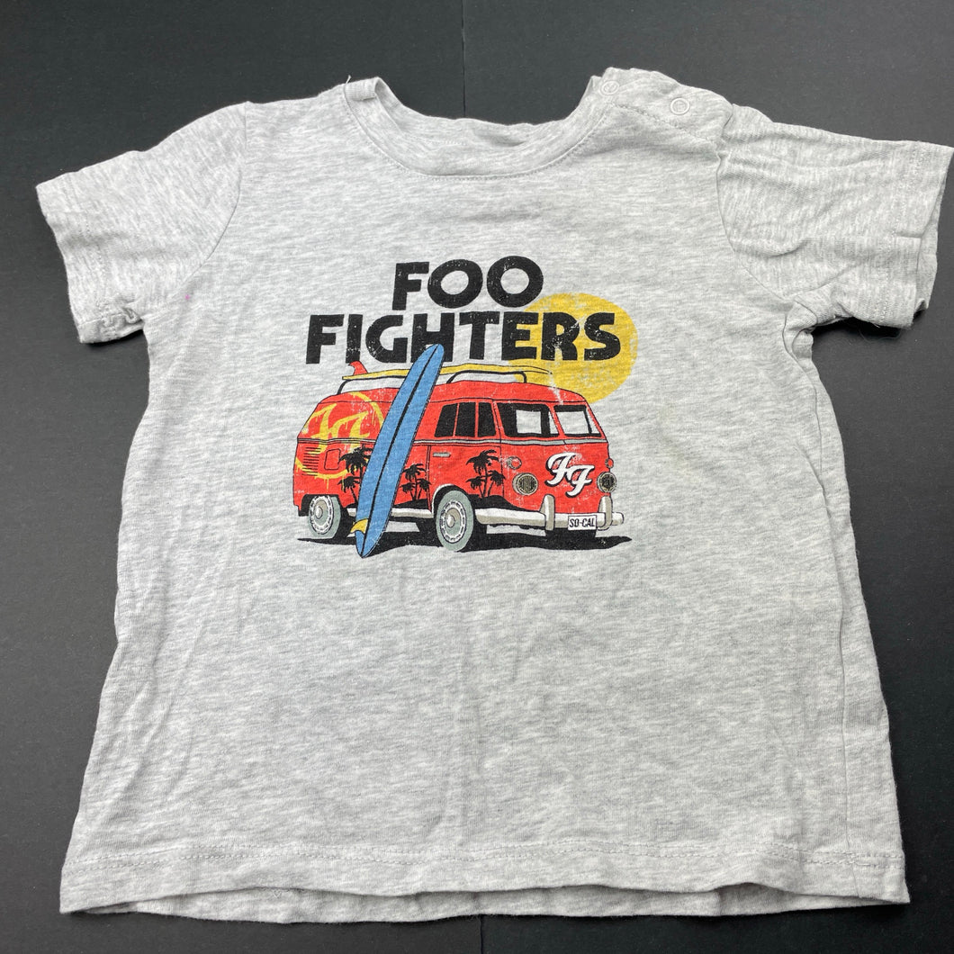 unisex Cotton On, Foo Fighters cotton t-shirt / top, FUC, size 1,  