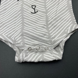 unisex Sooki Baby, cotton bodysuit / romper, GUC, size 000,  