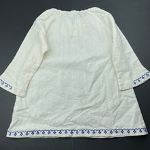 Load image into Gallery viewer, Girls Glasses Deer, embroidered cotton tunic top, L: 48cm, EUC, size 5-6,  