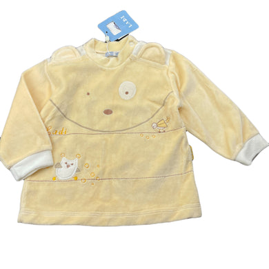 Girls LADI, velour long sleeve top / lightweight sweater, NEW, size 12 months,  