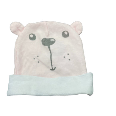 Girls Bubba Blue, cotton hat / beanie, GUC, size 0000,  