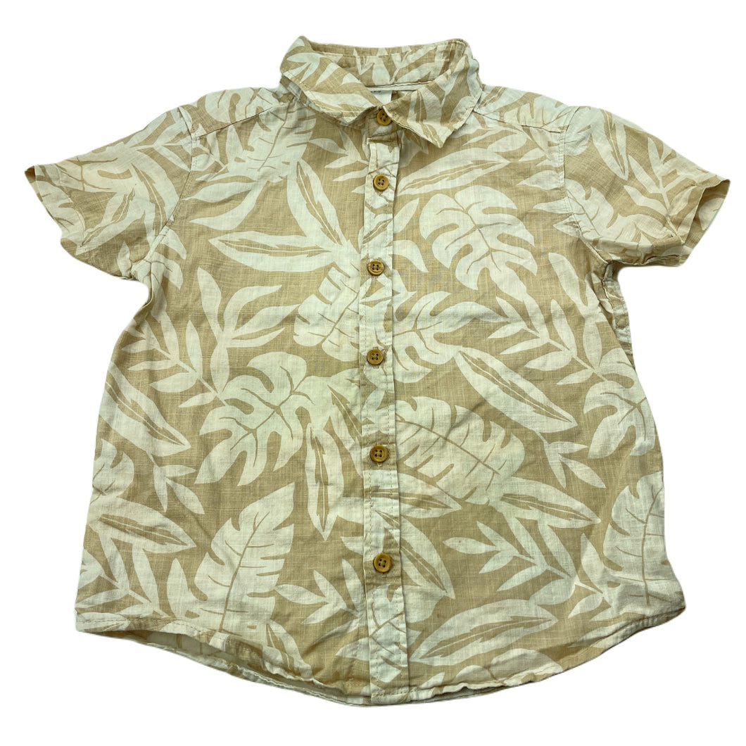 Boys Anko, cotton short sleeve shirt, FUC, size 2,  