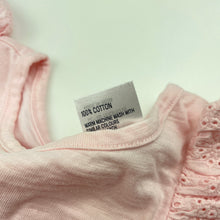 Load image into Gallery viewer, Girls Anko, broderie trim cotton top, GUC, size 1,  