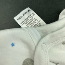 Load image into Gallery viewer, unisex Ollies Place, cotton romper, teddy bear, EUC, size 000,  