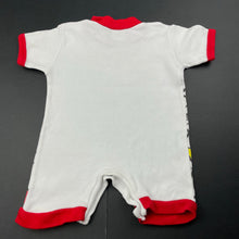 Load image into Gallery viewer, unisex PARIS STREET ART, cotton romper, GUC, size 000,  