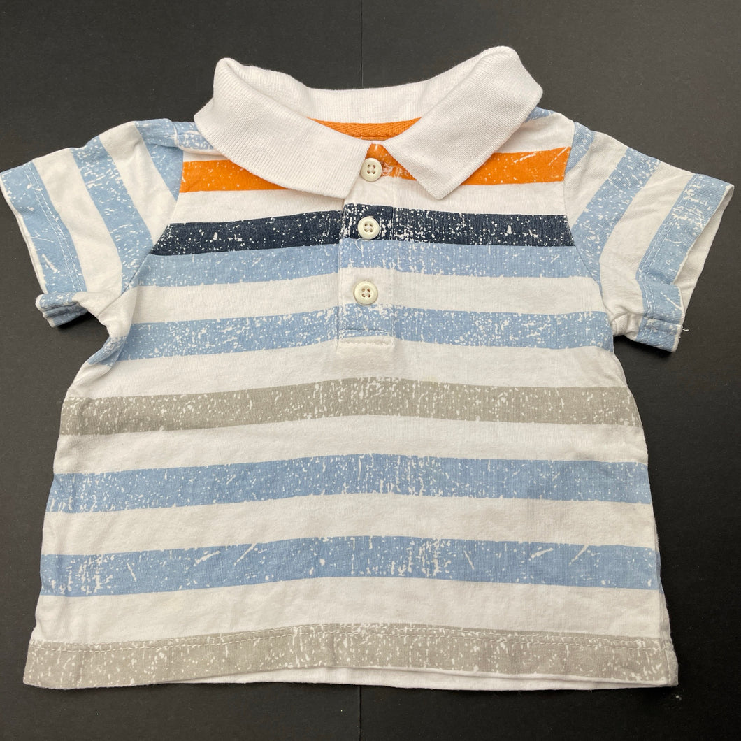 Boys First Impressions, cotton polo shirt top, FUC, size 1,  