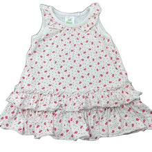 Load image into Gallery viewer, Girls Hippo + Friends, floral cotton top, FUC, size 000,  