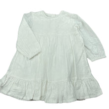 Load image into Gallery viewer, Girls MNG, lined cotton long sleeve dress, EUC, size 1, L: 43cm