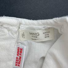 Load image into Gallery viewer, Girls MNG, lined cotton long sleeve dress, EUC, size 1, L: 43cm