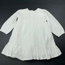 Load image into Gallery viewer, Girls MNG, lined cotton long sleeve dress, EUC, size 1, L: 43cm