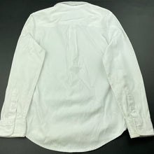 Load image into Gallery viewer, Girls David Jones, white long sleeve shirt, discolouration cuffs, FUC, size 6,  