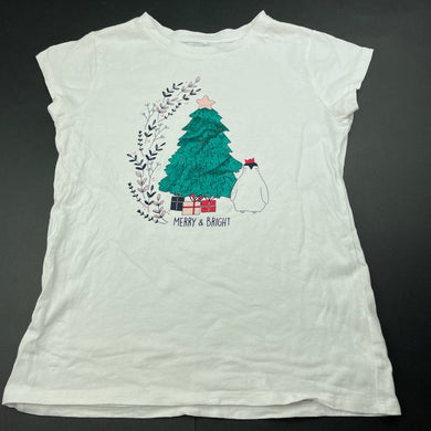 Girls Anko, cotton Christmas t-shirt / ;top, FUC, size 9,  