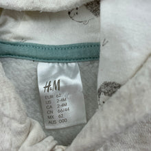 Load image into Gallery viewer, unisex H&amp;M, fleece lined zip hoodie sweater, GUC, size 000,  