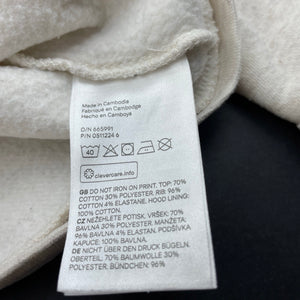 unisex H&M, fleece lined zip hoodie sweater, GUC, size 000,  