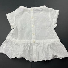 Load image into Gallery viewer, Girls Lily &amp; Dan, embroidered lightweight cotton peplum top, EUC, size 0,  