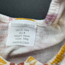 Load image into Gallery viewer, Girls KIDDING AROUND, floral long sleeve top, GUC, size 0,  