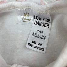 Load image into Gallery viewer, Girls Disney, Bambi cotton zip coverall / romper, GUC, size 000,  