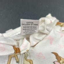 Load image into Gallery viewer, Girls Disney, Bambi cotton zip coverall / romper, GUC, size 000,  